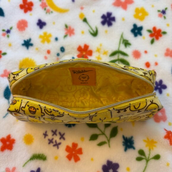 San-X Rilakkuma Makeup Pencil Bag 🐥 Kawaii Kiiroitori Bird - Picture 5 of 9